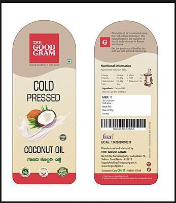 Cold Pressed Coconut Oil  (1000 ml)