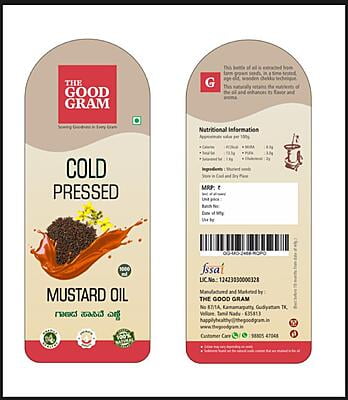 Cold Pressed Mustard Oil (1000 ml)