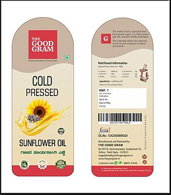 Cold Pressed Sunflower Oil (1000 ml)